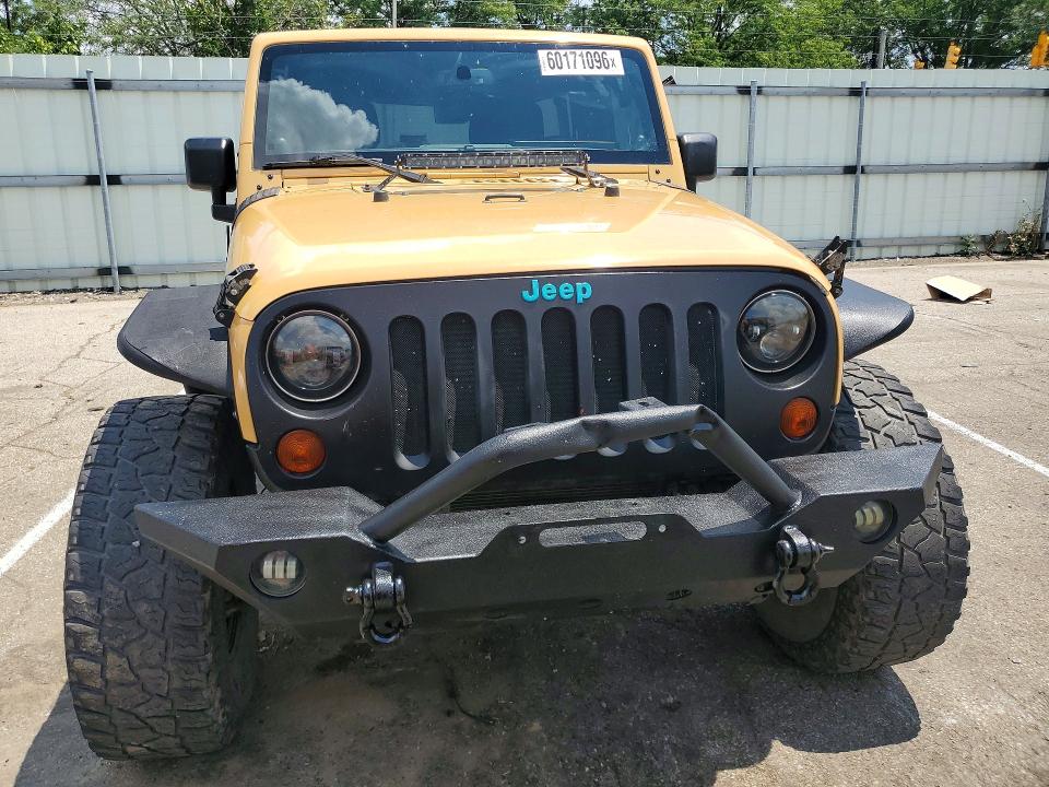 2013 Jeep Wrangler unlimited VIN 1C4BJWDG0DL698243 COPART salvage auction — FRONT END, OH - CERT OF TITLE-SALVAGE, sold $7,400 on 2026-07-22 (photo 5)