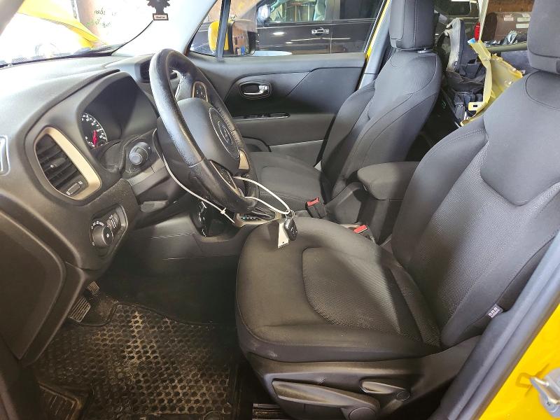 2016 Jeep Renegade VIN ZACCJBBT6GPD09120 COPART salvage auction — FRONT END, Pa - Cert Of Salv-R=Reconstructed, sold $1,100 on 2026-08-06 (photo 7)