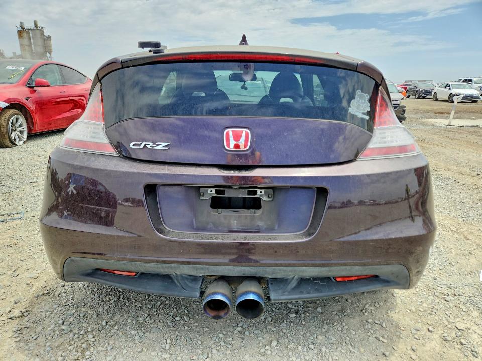 2013 Honda Cr-z VIN JHMZF1D67DS002606 COPART salvage auction — SIDE, Ca - Dis/Dlr/Exp Only Clean Title, sold $650 on 2026-07-24 (photo 6)