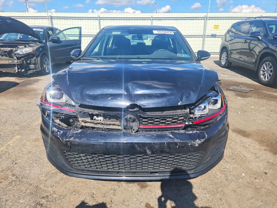 2017 Volkswagen Gti VIN 3VW547AU2HM050649 COPART salvage auction — FRONT END, Pa - Certificate Of Salvage, sold $2,550 on 2026-07-24 (photo 5)