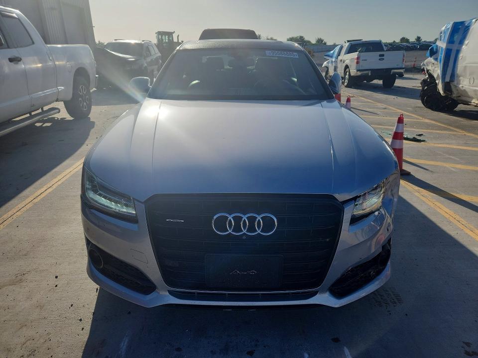 2017 Audi A8 VIN WAU43AFD0HN017644 COPART salvage auction — FRONT END, Ky - Cert Of Title-Salvage, sold $13,100 on 2026-08-06 (photo 5)