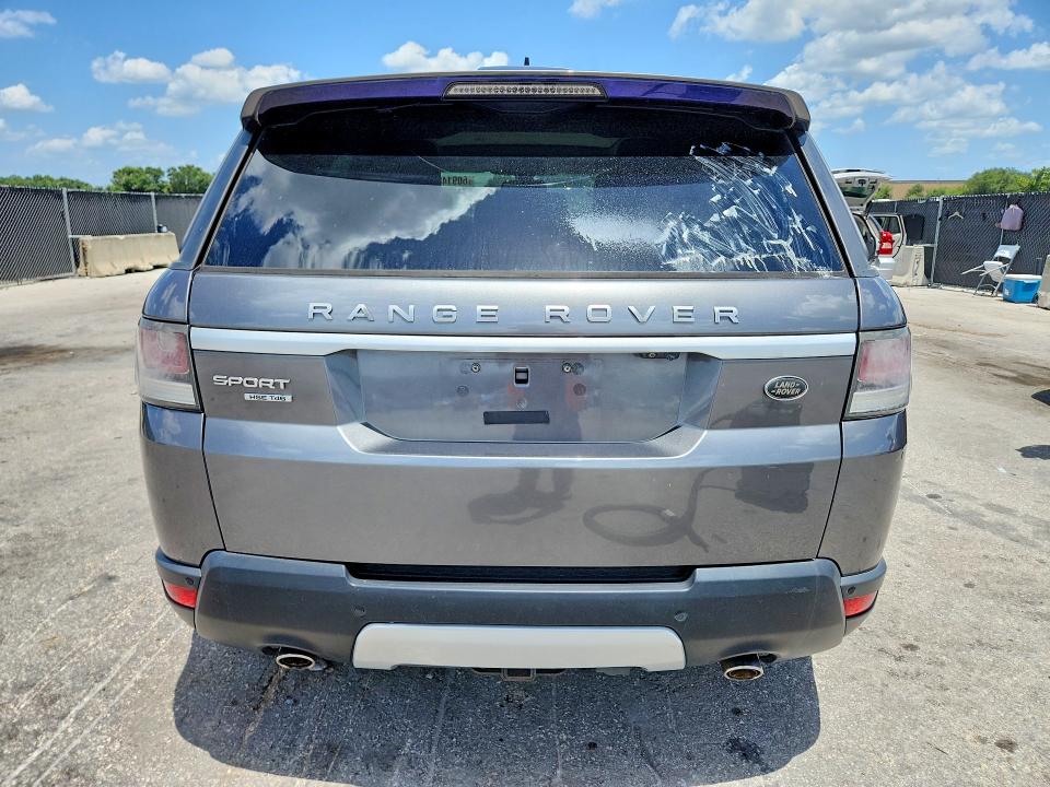 2016 Land rover Range rover sport VIN SALWR2KF1GA641829 COPART salvage auction — MINOR DENT/SCRATCHES, FL - CERTIFICATE OF TITLE, sold $4,950 on 2026-07-28 (photo 6)