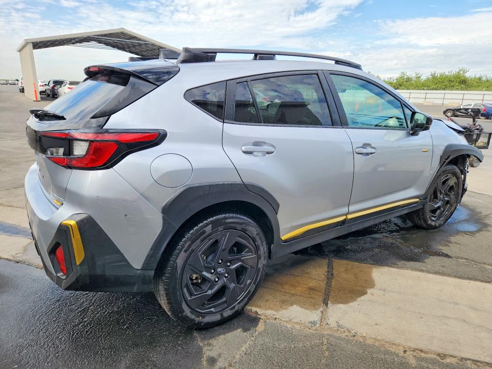 2025 Subaru Crosstrek VIN 4S4GUHF62S3748744 COPART salvage auction — FRONT END, MO - CERTIFICATE OF TITLE, sold $7,800 on 2026-08-03 (photo 3)