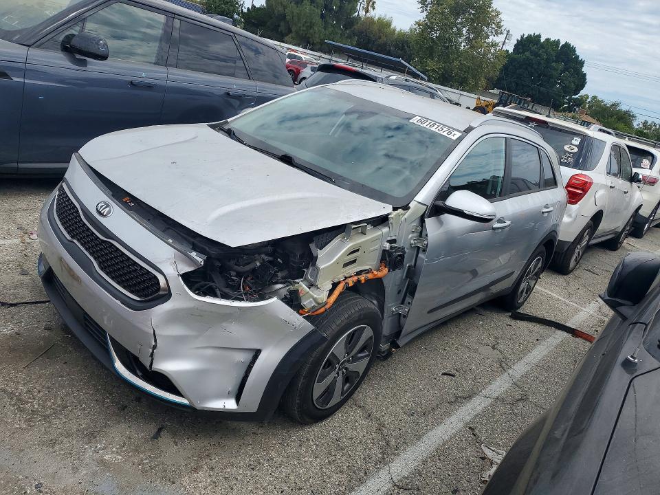 2019 Kia Niro VIN KNDCD3LD6K5316140 COPART salvage auction — FRONT END, Ca - Salvage Certificate, sold $60 on 2026-07-24 (photo 1)