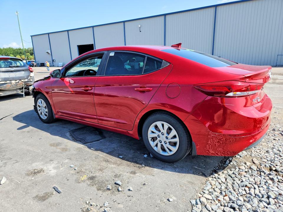 2017 Hyundai Elantra VIN KMHD74LF1HU384083 COPART salvage auction — FRONT END, FL - CERTIFICATE OF TITLE, sold $1,350 on 2026-07-27 (photo 2)