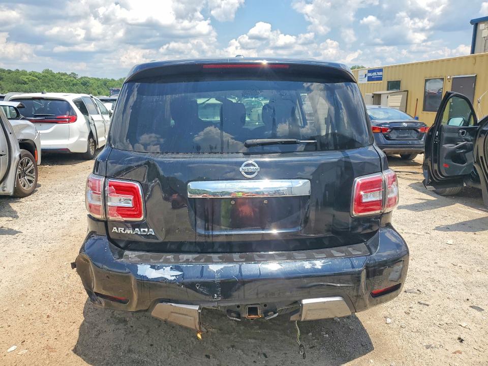 2020 Nissan Armada VIN JN8AY2NDXLX017361 COPART salvage auction — FRONT END, Ga - Certificate Of Title, sold $275 on 2026-07-28 (photo 6)