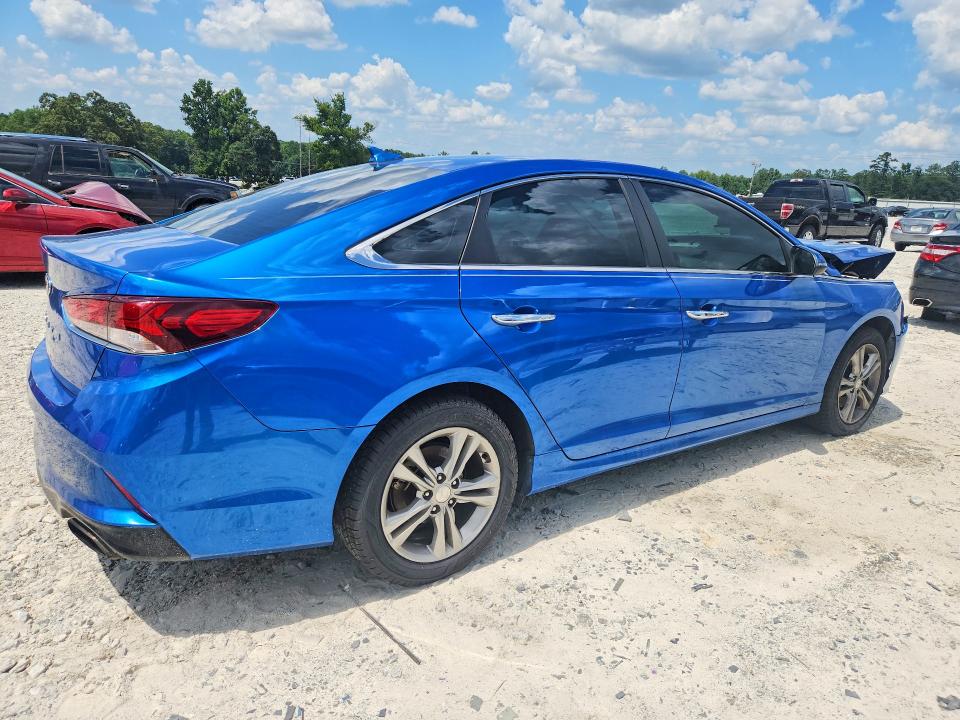 2018 Hyundai Sonata VIN 5NPE34AF8JH604035 COPART salvage auction — FRONT END, Ga - Certificate Of Title, sold $975 on 2026-08-03 (photo 3)