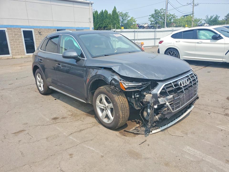 2021 Audi Q5 VIN WA1AAAFY8M2060293 COPART salvage auction — FRONT END, Ct - Cert Of Title-Salvage, sold $7,700 on 2026-07-31 (photo 4)