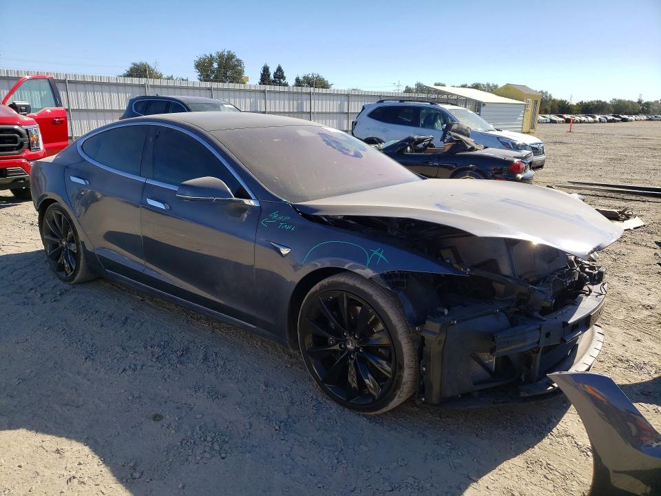 2021 Tesla Model s VIN 5YJSA1E26MF418222 COPART salvage auction — FRONT END, Ca - Salvage Certificate, sold $12,500 on 2026-09-03 (photo 4)