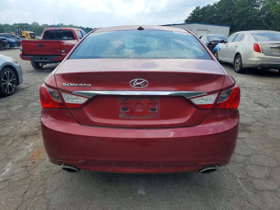 2012 Hyundai Sonata VIN 5NPEC4AC7CH326978 COPART salvage auction — FRONT END, Ga - Certificate Of Title, sold $550 on 2026-07-07 (photo 6)