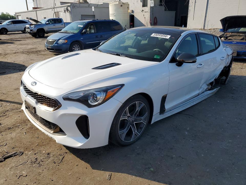 2020 Kia Stinger VIN KNAE15LA1L6076457 COPART salvage auction — REAR END, Va - Cert Of Title - Salvage, sold $4,200 on 2026-07-22 (photo 1)