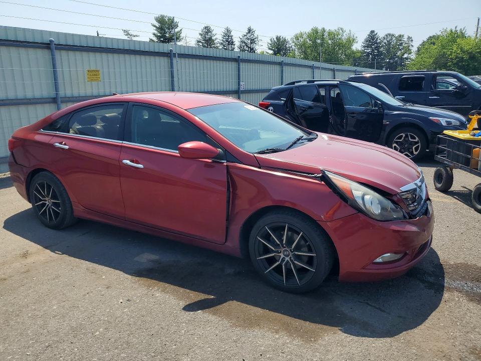 2012 Hyundai Sonata VIN 5NPEC4AC7CH331114 COPART salvage auction — FRONT END, PA - CERTIFICATE OF SALVAGE, sold $425 on 2026-07-31 (photo 4)