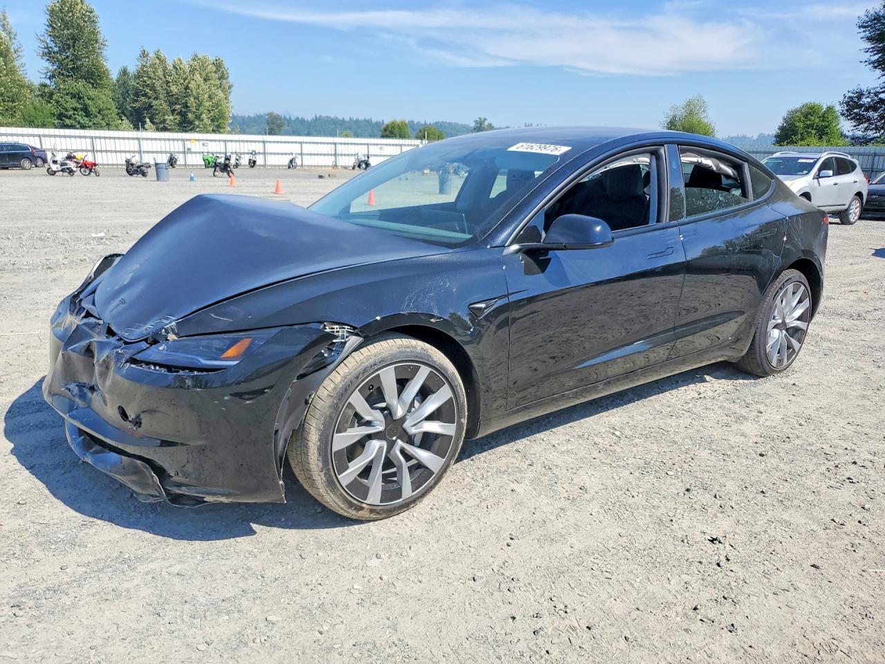 2026 Tesla Model 3 VIN 5YJ3E1EA7TF202006 — COPART salvage auction photo