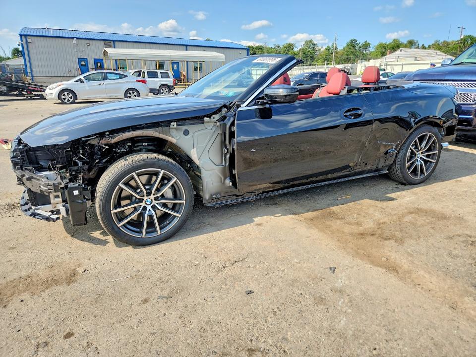 2025 BMW 4er VIN WBA53DB0XSCU36340 COPART salvage auction — FRONT END, Pa - Certificate Of Salvage, sold $19,400 on 2026-08-14 (photo 1)