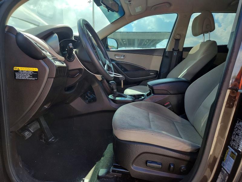 2017 Hyundai Santa fe VIN KM8SM4HF3HU178160 COPART salvage auction — FRONT END, FL - CERTIFICATE OF TITLE, sold $3,450 on 2026-07-21 (photo 7)