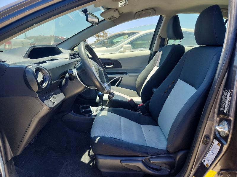 2013 Toyota Prius c VIN JTDKDTB38D1552271 COPART salvage auction — MINOR DENT/SCRATCHES, Ca - Salvage Certificate, sold $850 on 2026-07-21 (photo 7)