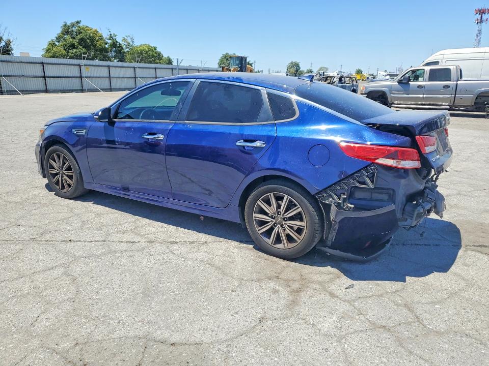 2019 Kia Optima VIN 5XXGT4L3XKG371221 COPART salvage auction — REAR END, Ca - Non-Repairable Vehicle Cert, sold $1,400 on 2026-08-21 (photo 2)