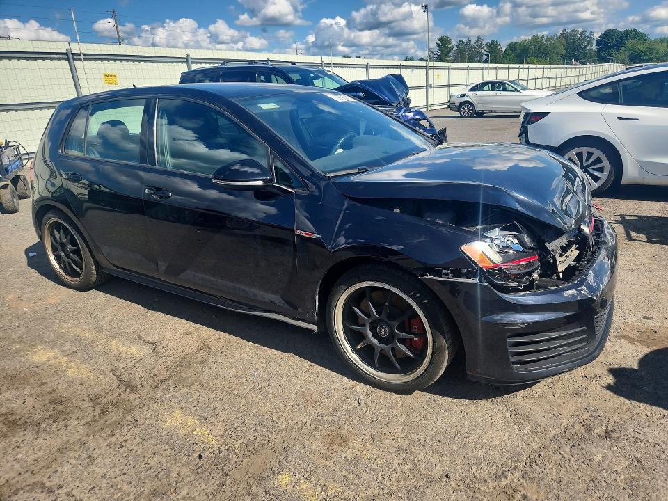 2017 Volkswagen Gti VIN 3VW547AU2HM050649 COPART salvage auction — FRONT END, Pa - Certificate Of Salvage, sold $2,550 on 2026-07-24 (photo 4)