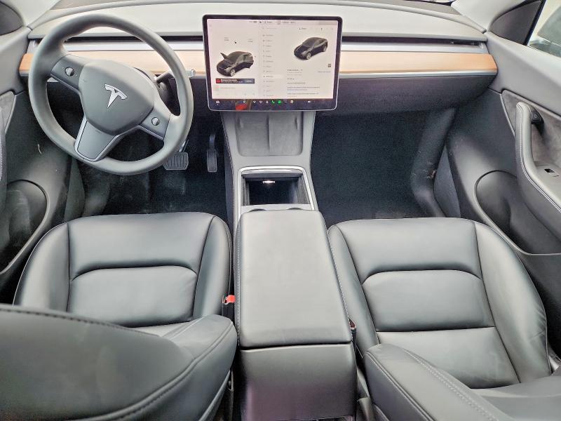 2021 Tesla Model y VIN 5YJYGDEE8MF272636 COPART salvage auction — FRONT END, Or - Salvage Title Certificate, sold $125 on 2026-07-29 (photo 8)