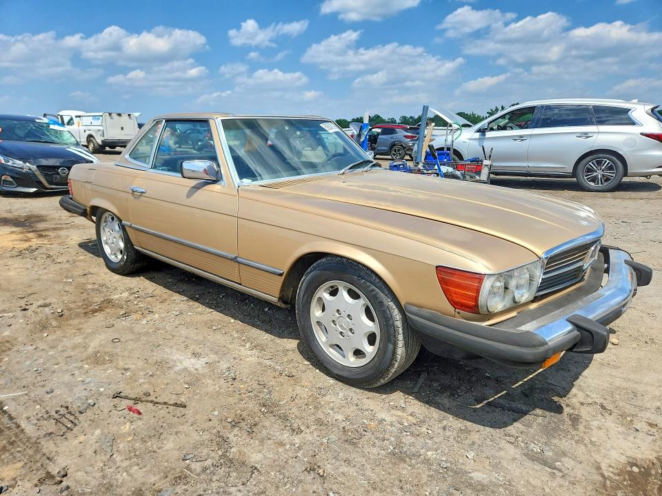 1981 Mercedes-benz 380 VIN WDBBA45AXBB006523 COPART salvage auction — SIDE, Va - Certificate Of Title, sold $1,050 on 2026-07-08 (photo 4)