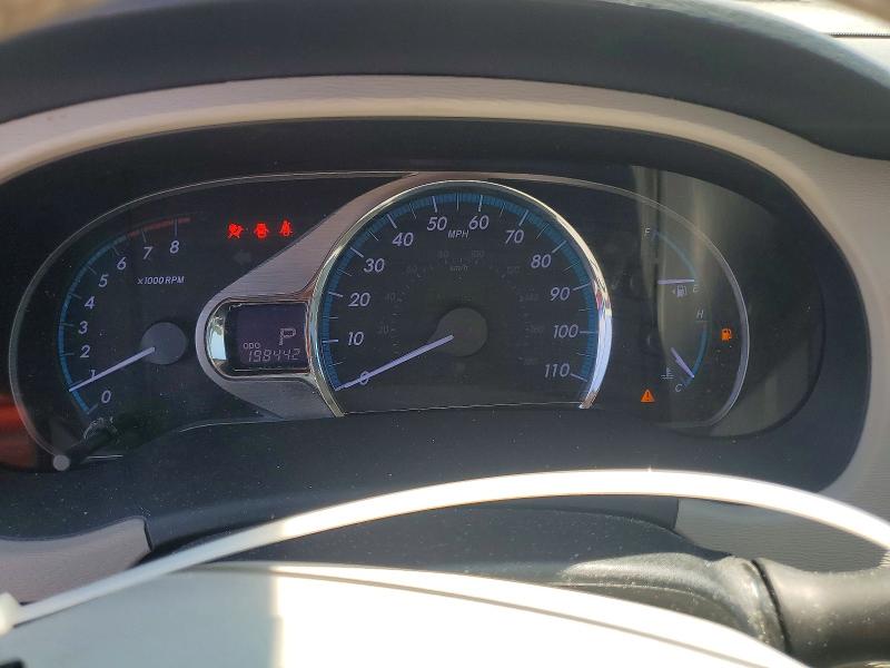 2013 Toyota Sienna VIN 5TDYK3DC2DS377998 COPART salvage auction — FRONT END, Oh - Cert Of Title-Salvage, sold $1,350 on 2026-07-24 (photo 9)