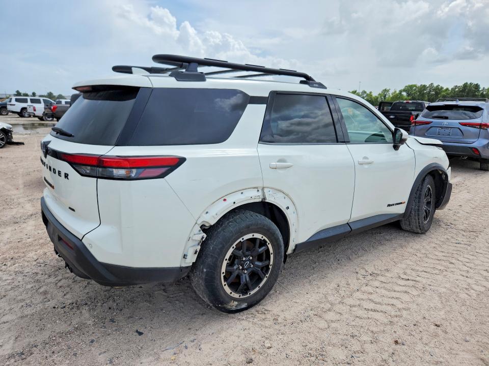 2023 Nissan Pathfinder VIN 5N1DR3BD5PC258107 COPART salvage auction — FRONT END, Tx - Salvage Vehicle Title, sold $11,800 on 2026-07-28 (photo 3)