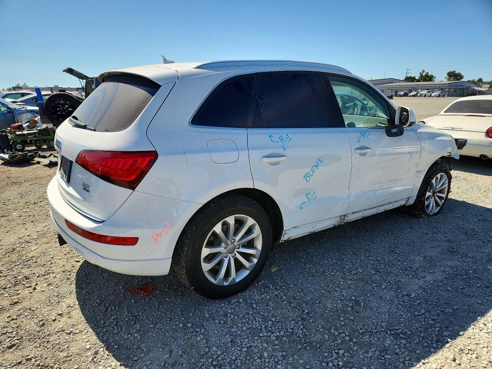 2015 Audi Q5 VIN WA1CFAFP1FA138990 COPART salvage auction — FRONT END, Ca - Salvage Certificate, sold $2,950 on 2026-08-28 (photo 3)