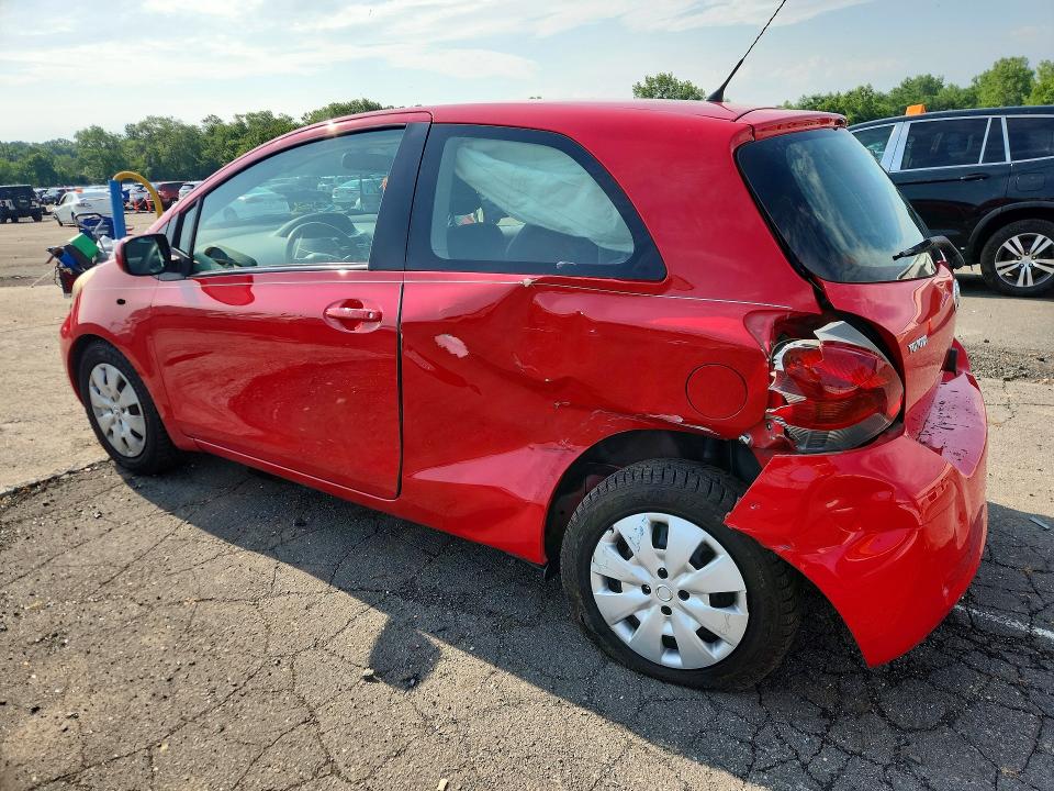 2010 Toyota Yaris VIN JTDJT4K33A5324204 COPART salvage auction — SIDE, CT - CERT OF TITLE-SALVAGE, sold $525 on 2026-07-24 (photo 2)