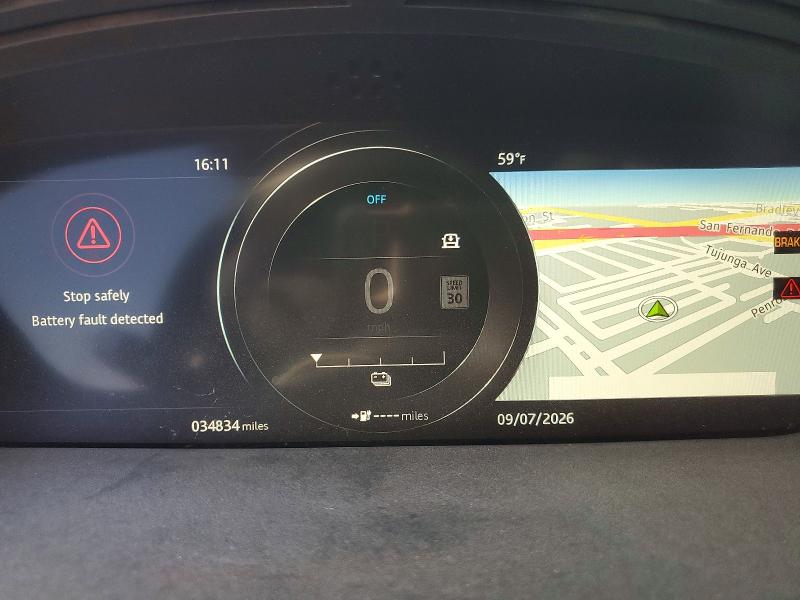 2019 Jaguar I-pace VIN SADHD2S16K1F63969 COPART salvage auction — STRIPPED, Ca - Non-Revivable Acquisition, sold $3,500 on 2026-07-15 (photo 9)