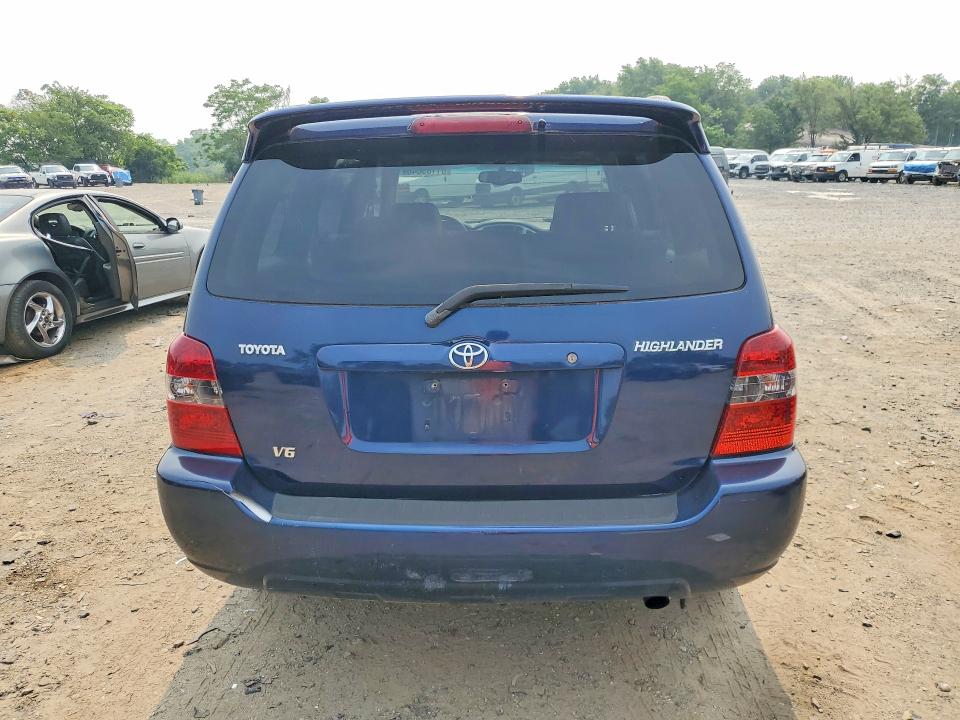 2006 Toyota Highlander VIN JTEDP21A860093838 COPART salvage auction — MECHANICAL, Md - Certificate Of Title, sold $200 on 2026-07-20 (photo 6)