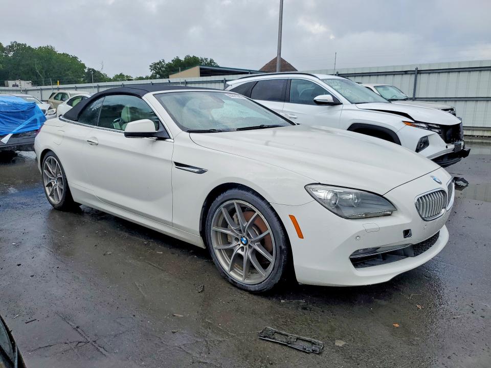 2012 BMW 6er VIN WBALZ3C52CDL70405 COPART salvage auction — NORMAL WEAR, Nj - Certificate Of Title, sold $2,900 on 2026-07-14 (photo 4)