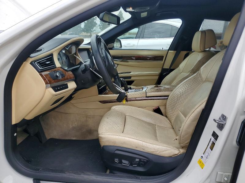 2013 BMW 7er VIN WBAYE8C56DD132296 COPART salvage auction — REAR END, Ca - Salvage Certificate, sold $475 on 2026-07-28 (photo 7)