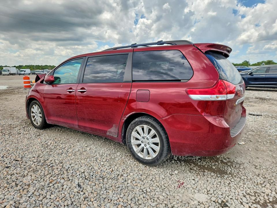 2012 Toyota Sienna VIN 5TDYK3DC0CS207962 COPART salvage auction — FRONT END, Ut - Certificate Of Title, sold $2,300 on 2026-07-16 (photo 2)