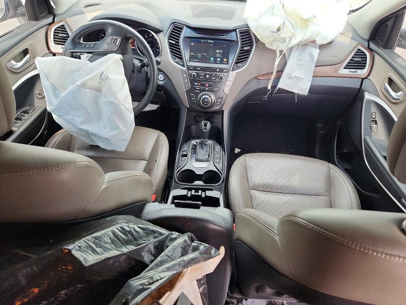 2017 Hyundai Santa fe VIN KM8SRDHF7HU229340 COPART salvage auction — FRONT END, Ok - Cert Of Title-Salvage, sold $900 on 2026-07-31 (photo 8)