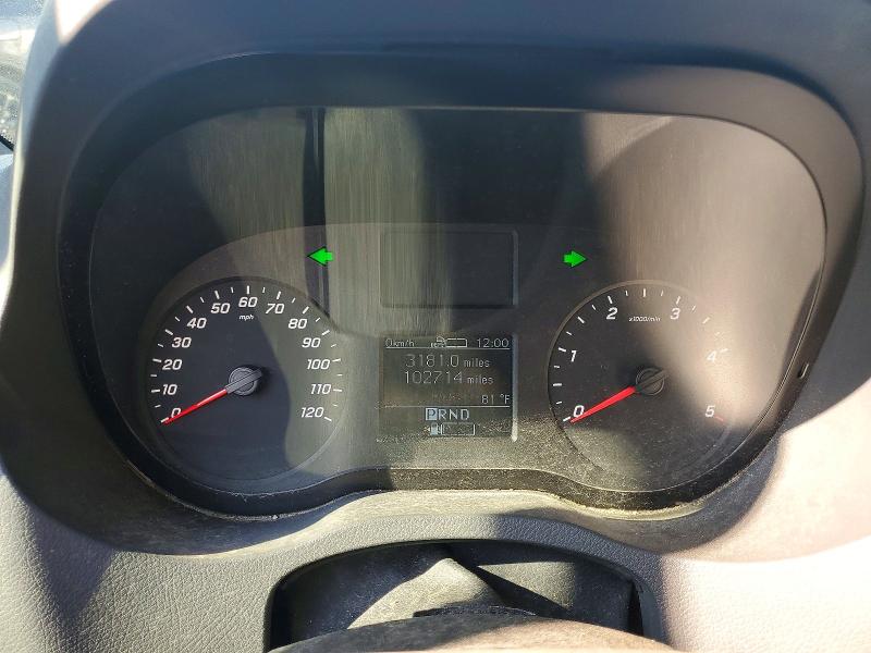 2019 Mercedes-benz Sprinter VIN WD4PF0CD7KP099279 COPART salvage auction — REAR END, Mi - Certificate Of Title (P), sold $8,300 on 2026-07-28 (photo 9)