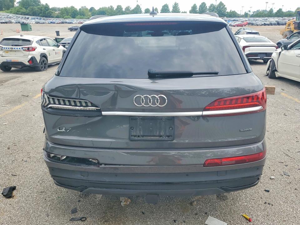 2021 Audi Q7 VIN WA1VXAF72MD033165 COPART salvage auction — HAIL, Mo - Salvage Certificate Of Title, sold $1,400 on 2026-07-28 (photo 6)