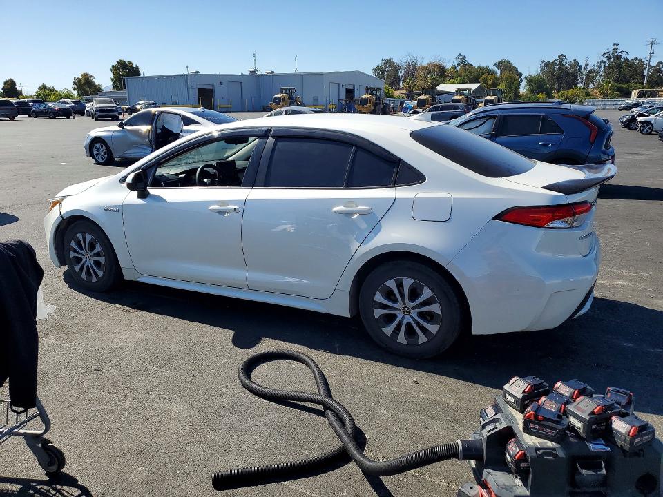 2020 Toyota Corolla VIN JTDEBRBE9LJ019500 COPART salvage auction — SIDE, Ca - Salvage Certificate, sold $6,600 on 2026-07-20 (photo 2)