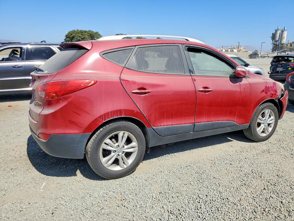 2013 Hyundai Tucson VIN KM8JU3AC5DU579659 COPART salvage auction — FRONT END, Ca - Lien Papers-Clean Or Ac, sold $1,100 on 2026-07-17 (photo 3)