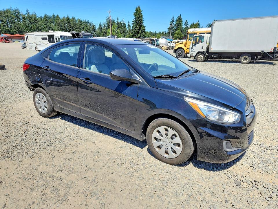 2016 Hyundai Accent VIN KMHCT4AE2GU062066 COPART salvage auction — REAR END, Wa - Bill Of Sale, sold $125 on 2026-07-28 (photo 4)