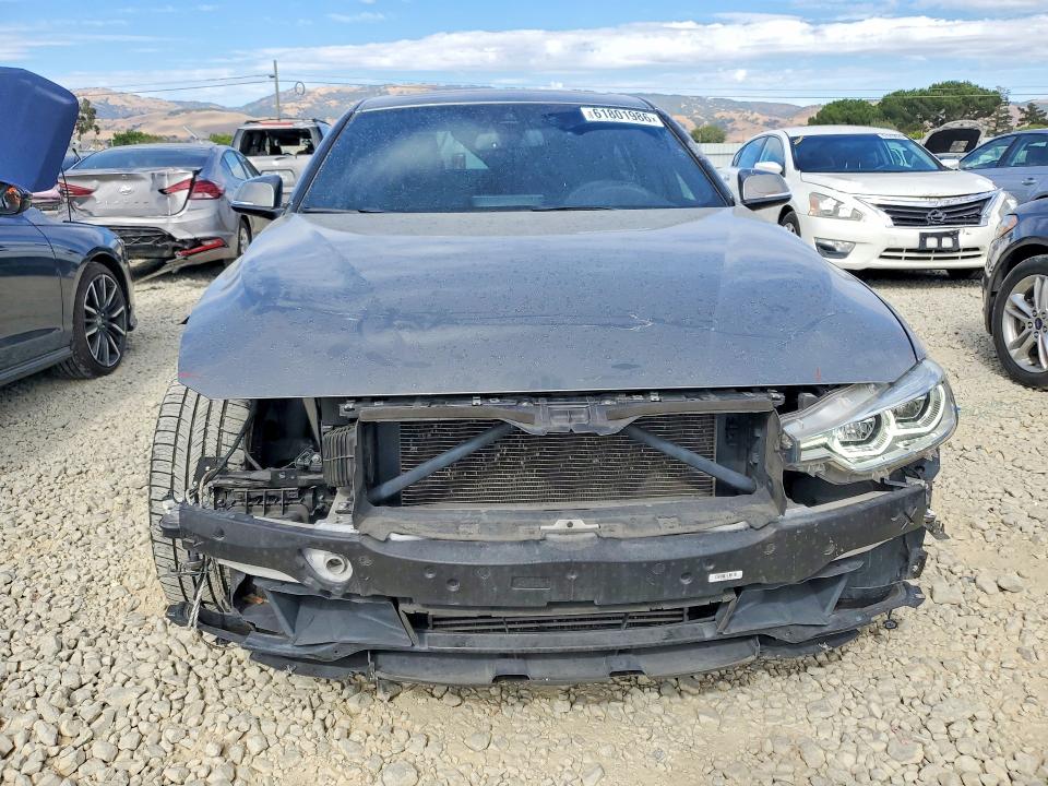 2016 BMW 3 series VIN WBA8E9G5XGNT45430 COPART salvage auction — FRONT END, CA - SALVAGE CERTIFICATE, sold $2,950 on 2026-08-11 (photo 5)