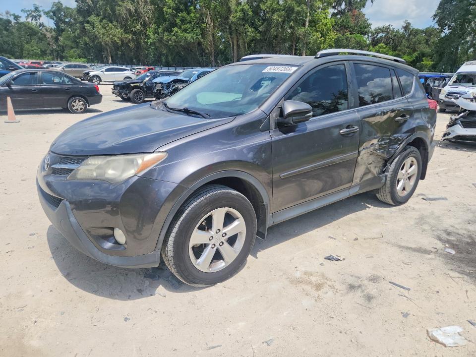 2014 Toyota VIN JTMWFREV0EJ015679 COPART salvage auction — SIDE, Fl - Cert Of Title Slvg Rebuildable, sold $1,300 on 2026-07-28 (photo 1)