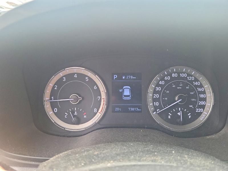 2021 Hyundai Venue VIN KMHRB8A34MU121696 COPART salvage auction — REAR END, Nl - Salvage Brand, sold $80 on 2026-07-30 (photo 9)