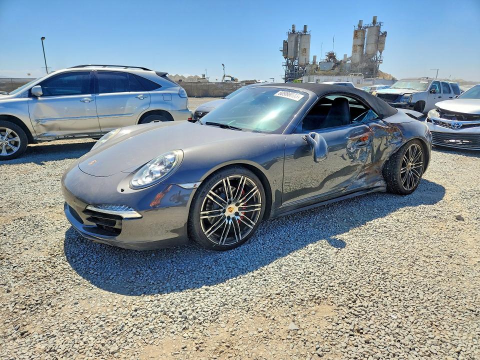 2015 Porsche 911 VIN WP0CB2A97FS154198 COPART salvage auction — SIDE, Ca - Salvage Certificate, sold $6,700 on 2026-07-21 (photo 1)