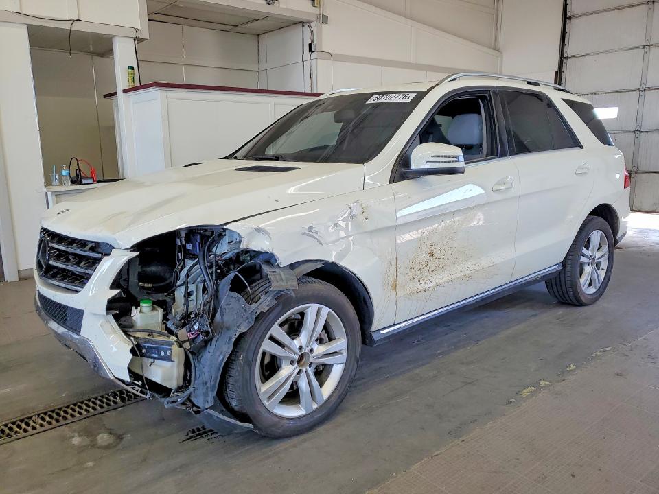 2013 Mercedes-benz M-klasse VIN 4JGDA2EB5DA238586 COPART salvage auction — FRONT END, Salvage Title, sold $60 on 2026-07-24 (photo 1)