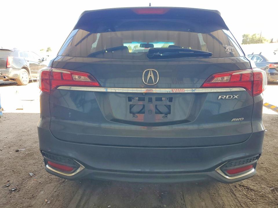 2016 Acura Rdx VIN 5J8TB4H58GL025852 COPART salvage auction — HAIL, Co - Certificate Of Title, sold $325 on 2026-07-29 (photo 6)