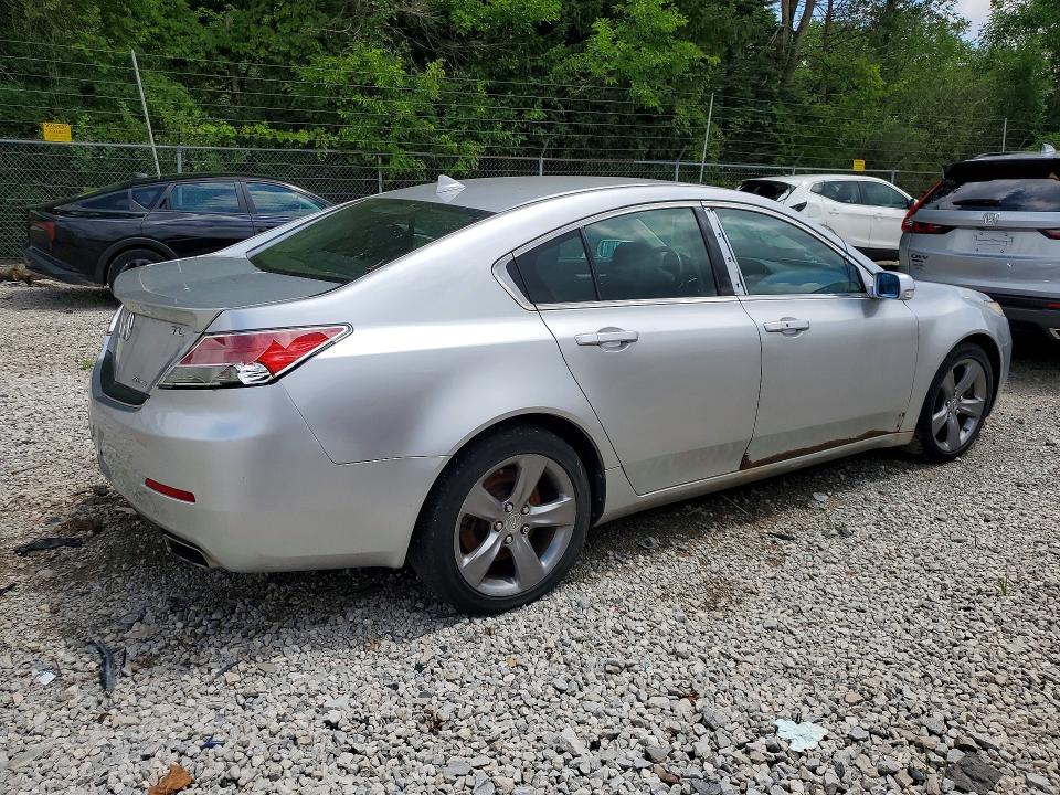 2013 Acura Tl VIN 19UUA9F52DA001433 COPART salvage auction — MECHANICAL, Oh - Certificate Of Title, sold $400 on 2026-07-29 (photo 3)