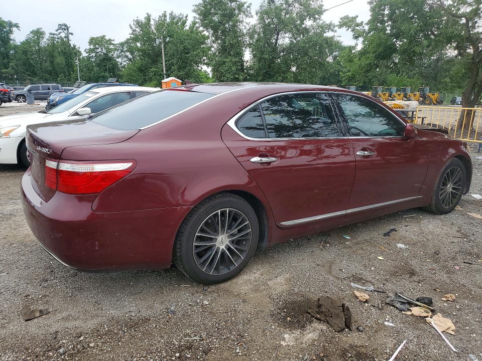 2008 Lexus Ls VIN JTHGL46F385022337 COPART salvage auction — FRONT END, Md - Cert Of Salvage > 75% Damage, sold $575 on 2026-07-30 (photo 3)