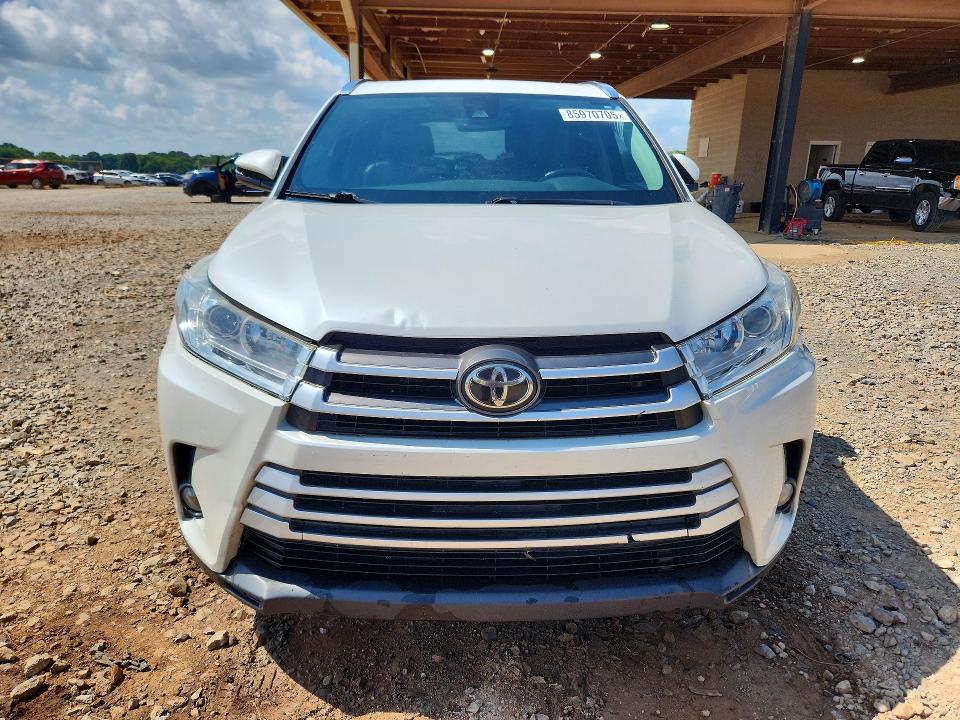 2019 Toyota VIN 5TDKZRFH0KS338742 COPART salvage auction — REAR END, Al - Cert Of Title-Salvage Title, sold $125 on 2026-07-29 (photo 5)