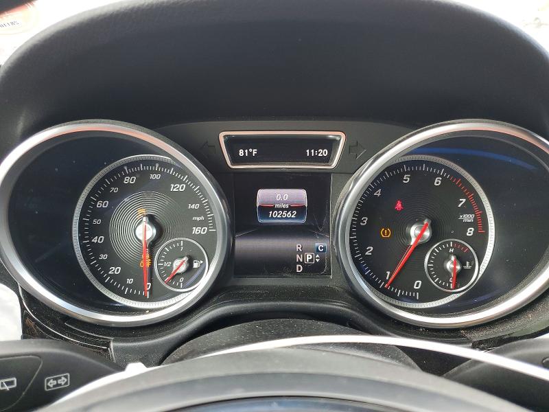 2017 Mercedes-benz Gle VIN 4JGDA5JB2HA908009 COPART salvage auction — REAR END, Ca - Salvage Certificate, sold $8,100 on 2026-07-22 (photo 9)