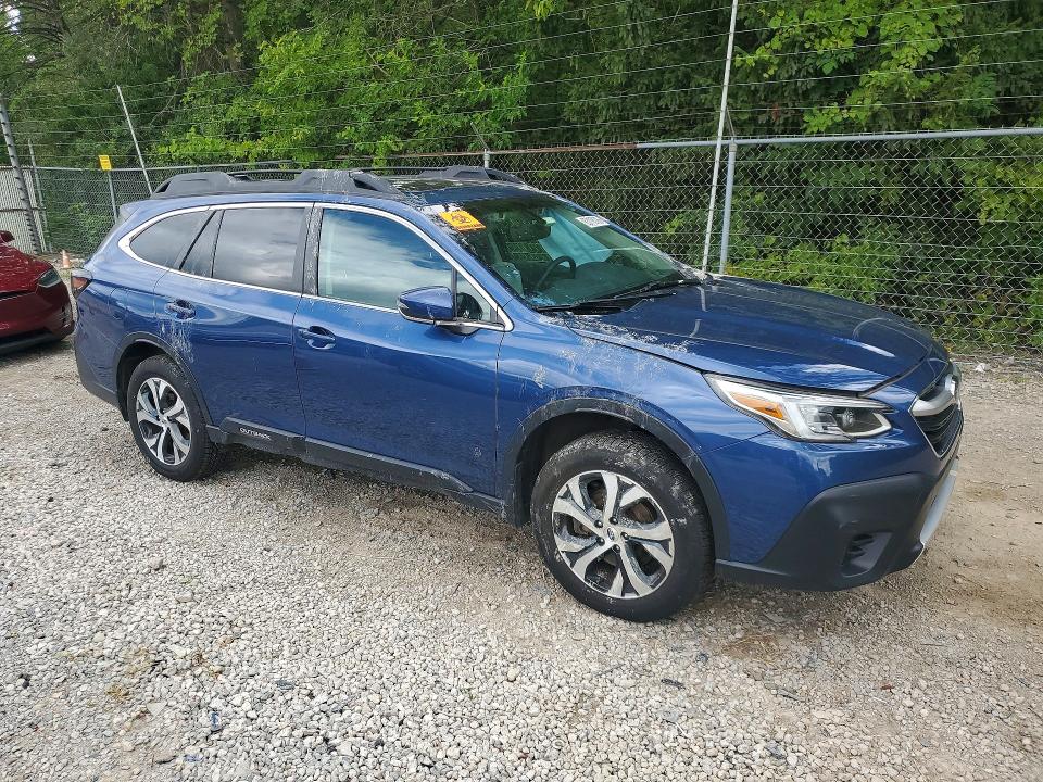2021 Subaru Outback VIN 4S4BTANC5M3176132 COPART salvage auction — SIDE, Salvage Title, sold $6,500 on 2026-09-16 (photo 4)